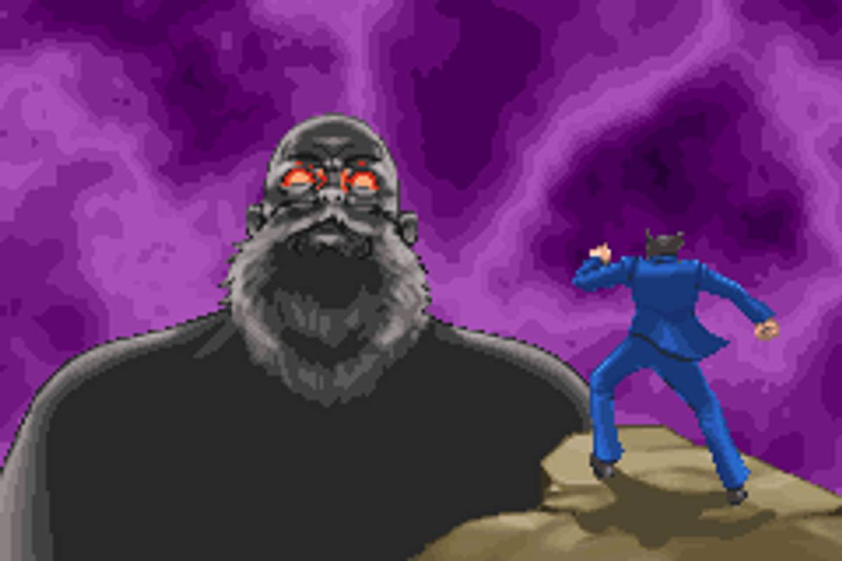 Phoenix Wright: Ace Attorney - Justice for All ROM - GBA screenshot 2