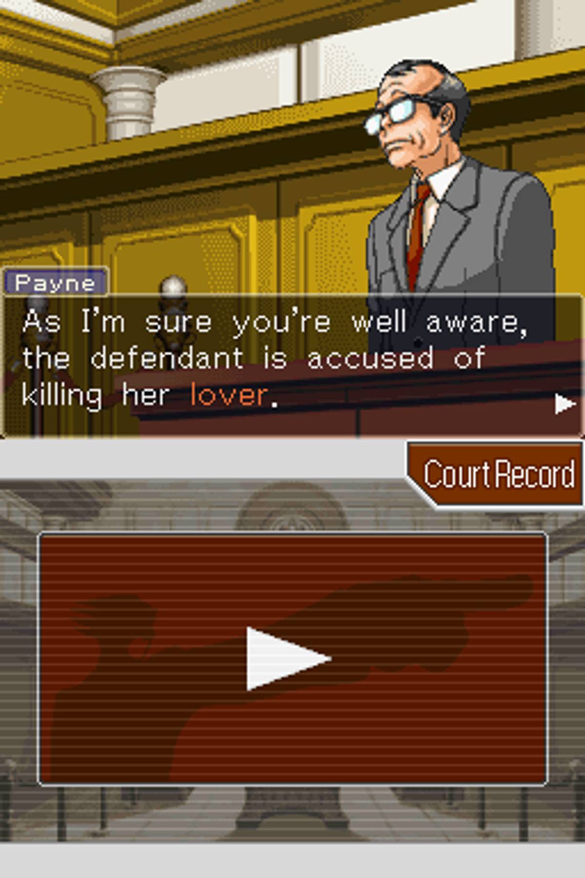 Phoenix Wright: Ace Attorney - Justice for All ROM - NDS screenshot 10