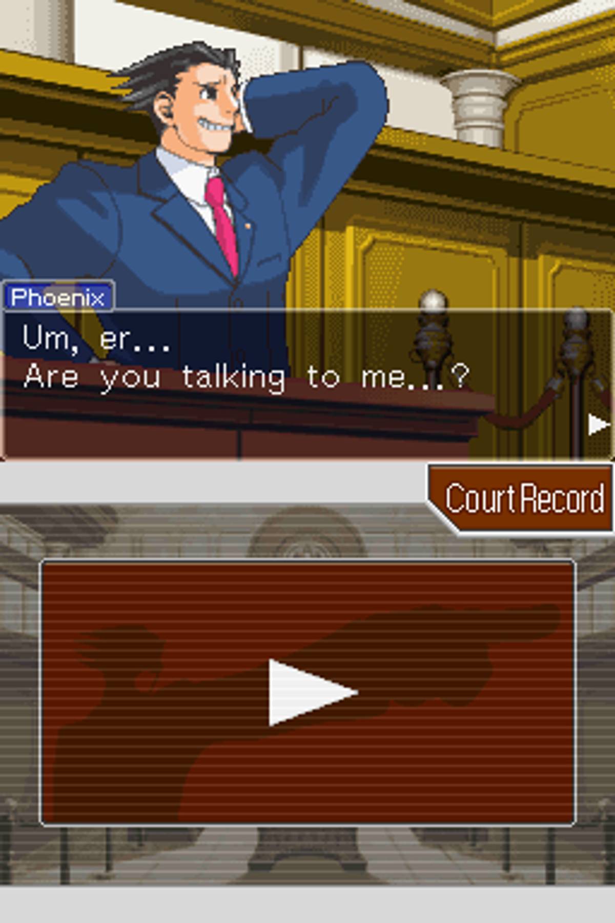 Phoenix Wright: Ace Attorney - Justice for All ROM - NDS screenshot 9