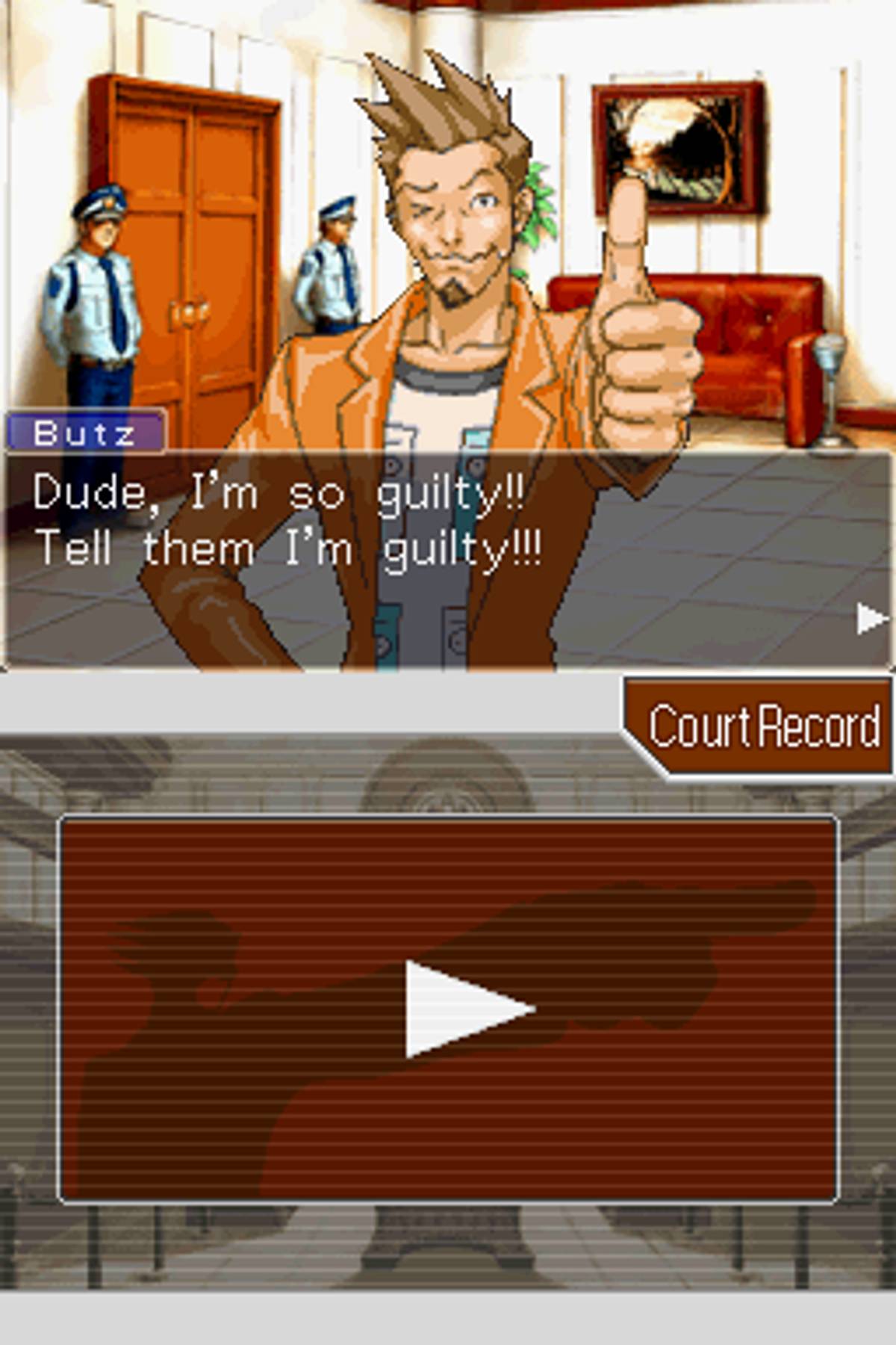 Phoenix Wright: Ace Attorney ROM - NDS screenshot 7