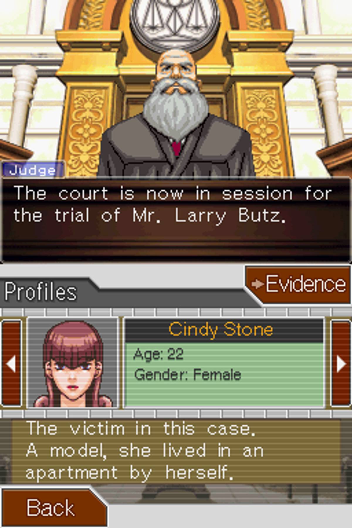 Phoenix Wright: Ace Attorney ROM - NDS screenshot 8