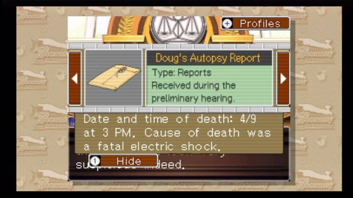 Phoenix Wright: Ace Attorney - Trials and Tribulations ISO - Wii screenshot 6