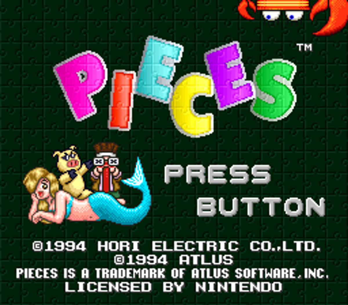 Pieces ROM - SNES screenshot 1