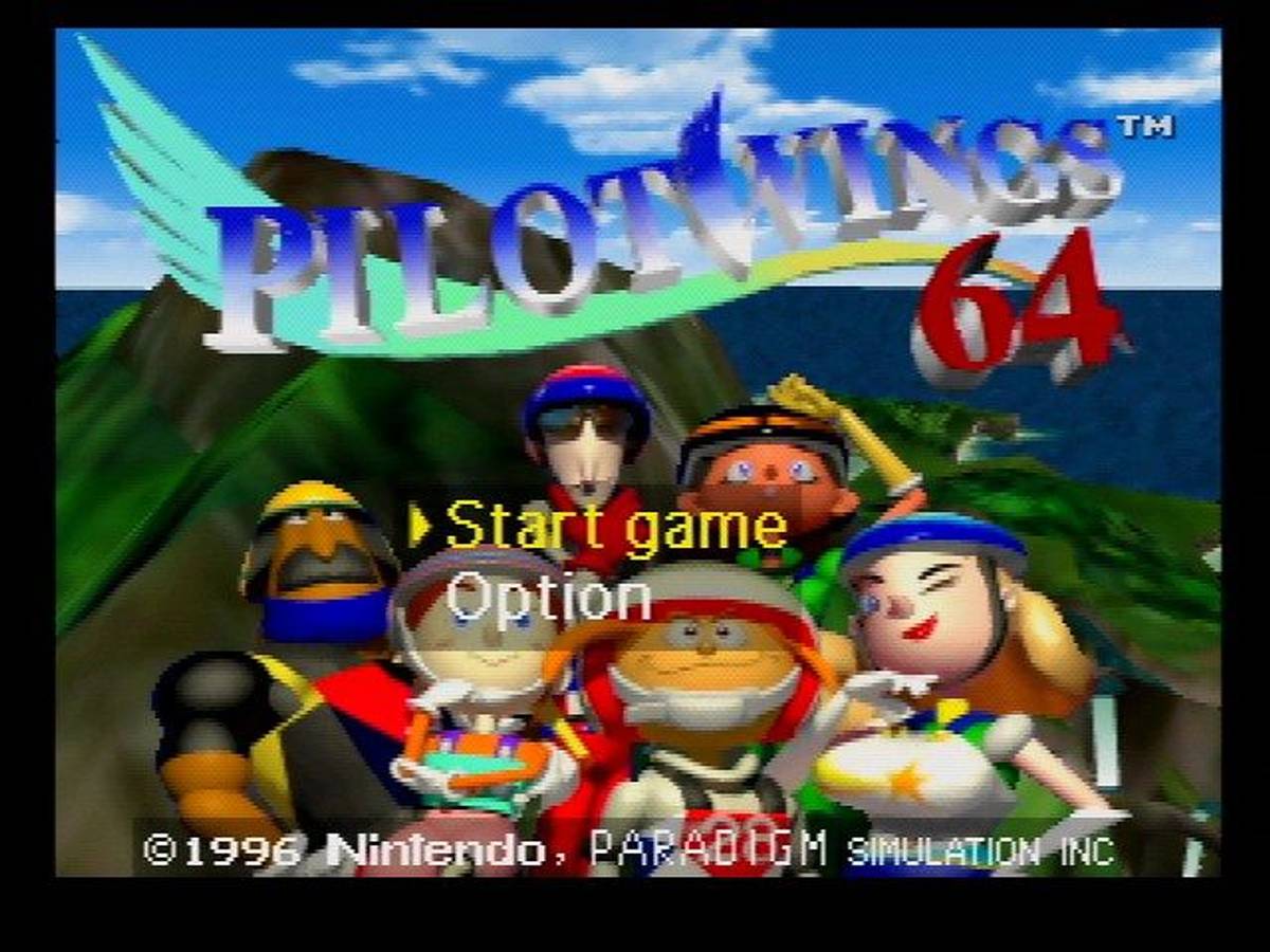 Pilotwings 64 ROM - N64 screenshot 1