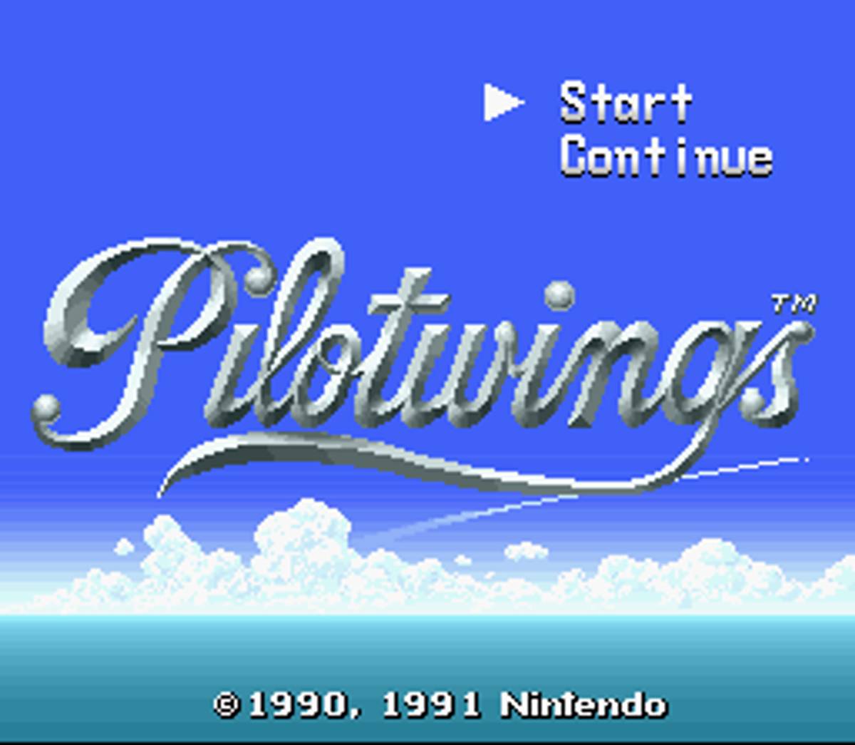 Pilotwings ROM - SNES screenshot 1