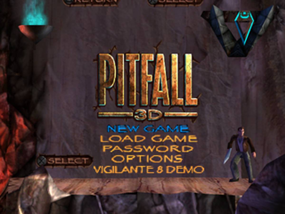 Pitfall 3D: Beyond the Jungle ISO - PS1 screenshot 1