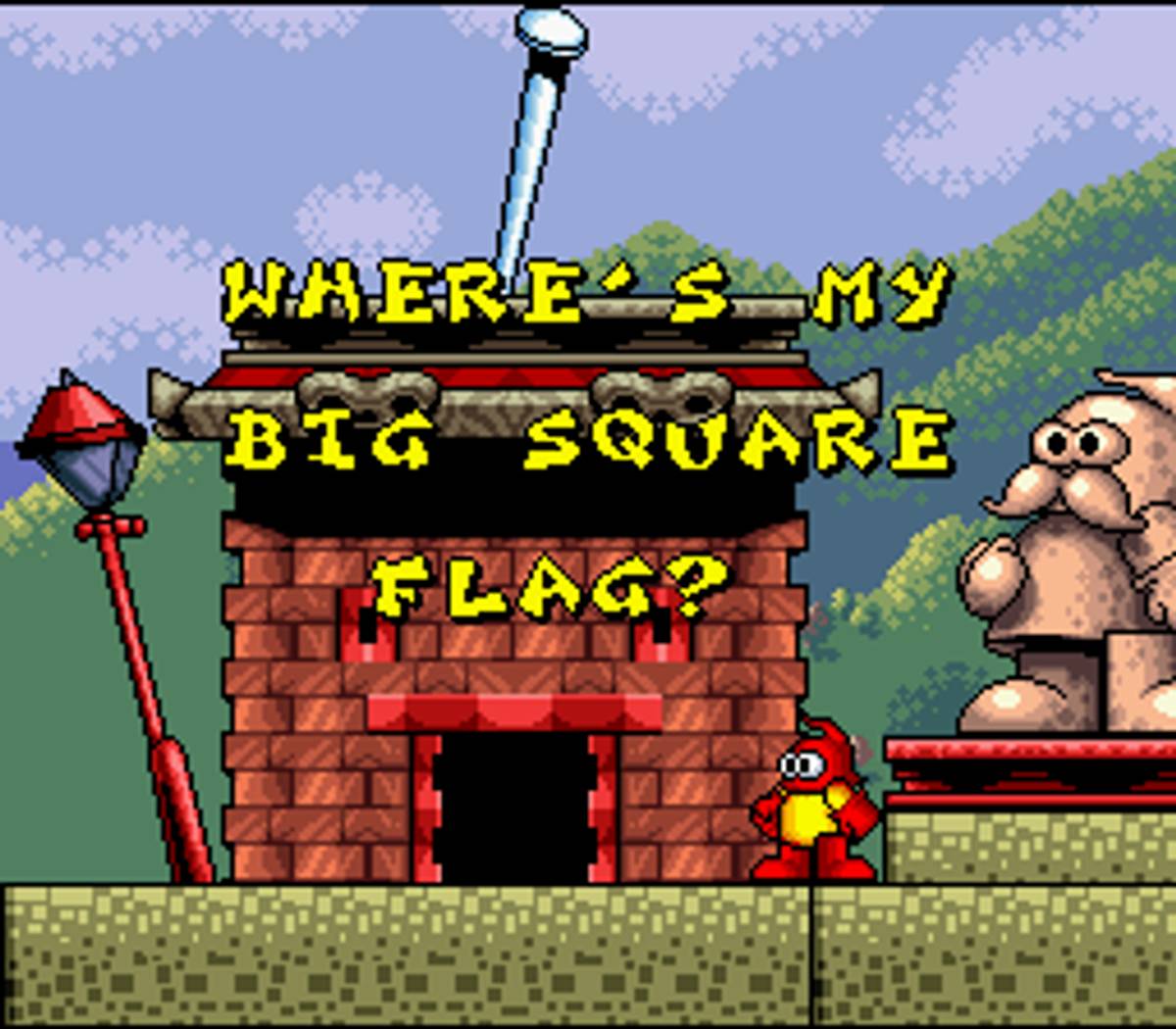 Plok ROM - SNES screenshot 2