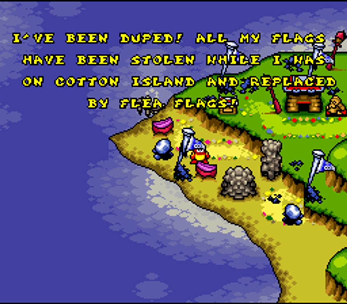 Plok ROM - SNES screenshot 9