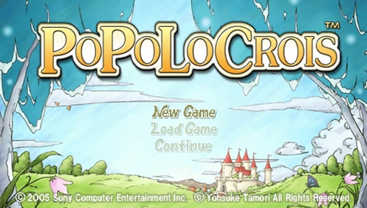 PoPoLoCrois ISO - PSP screenshot 1