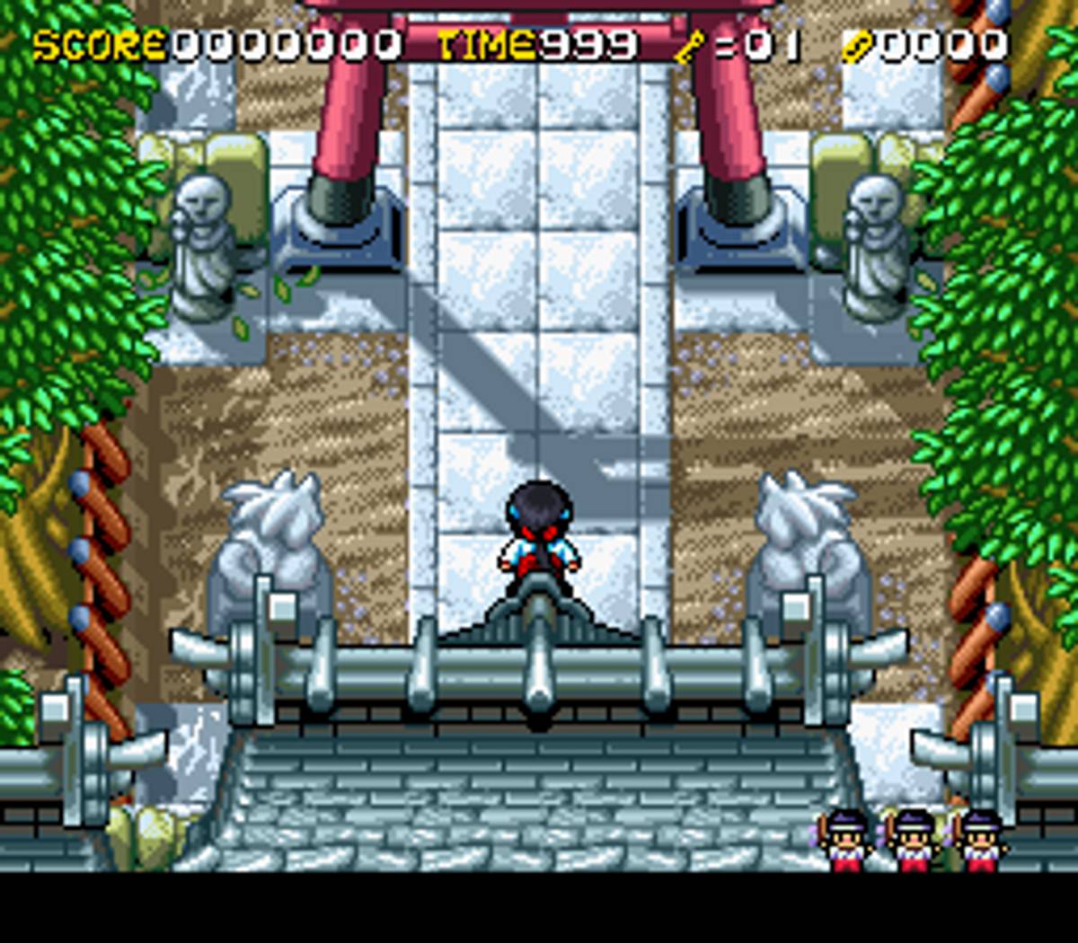 Pocky & Rocky 2 ROM - SNES screenshot 4