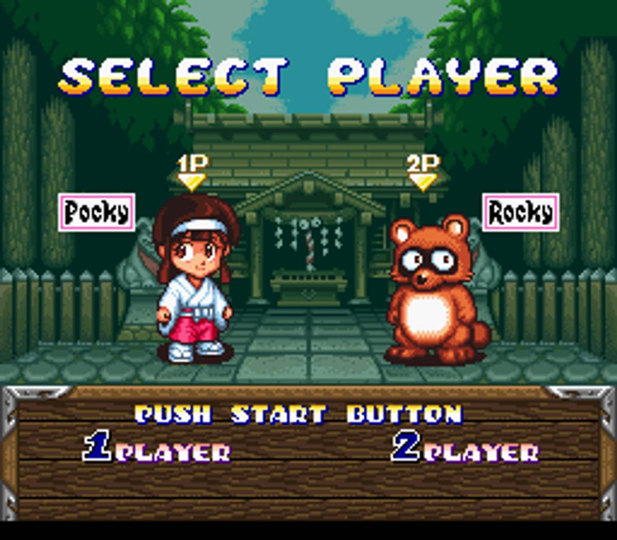 Pocky & Rocky ROM - SNES screenshot 2