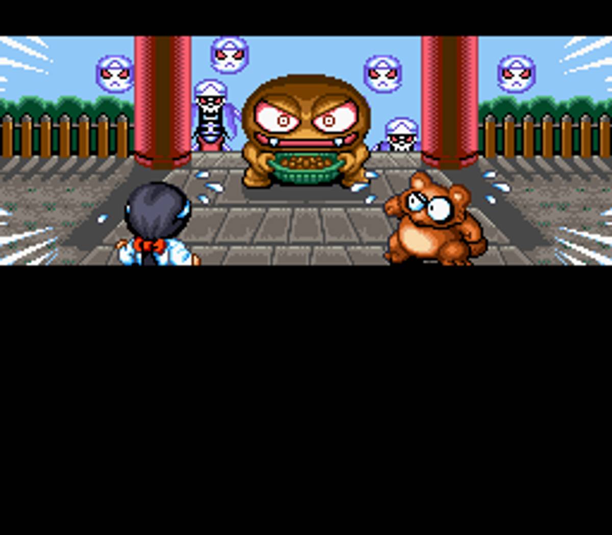 Pocky & Rocky ROM - SNES screenshot 4