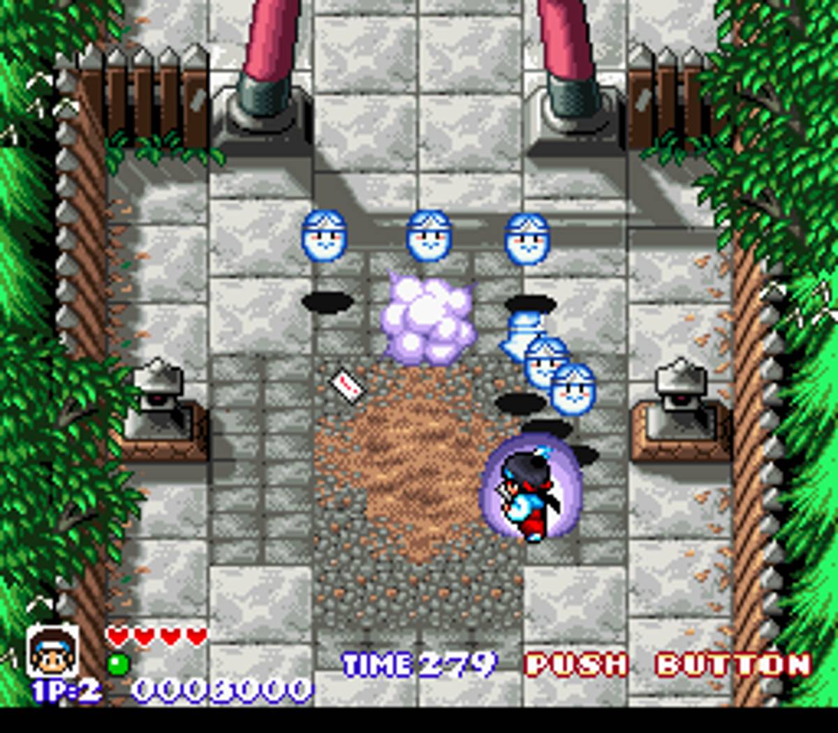 Pocky & Rocky ROM - SNES screenshot 5