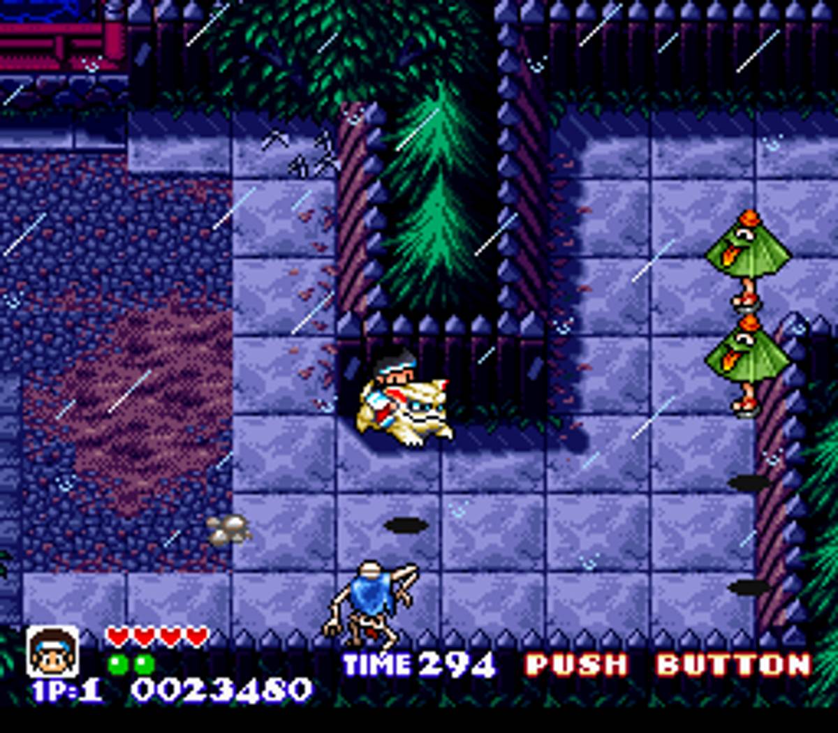 Pocky & Rocky ROM - SNES screenshot 6