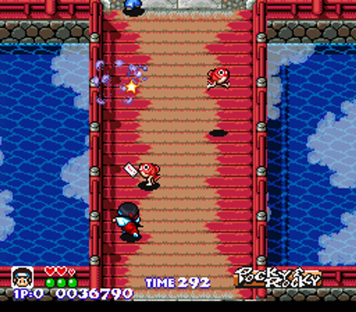 Pocky & Rocky ROM - SNES screenshot 7