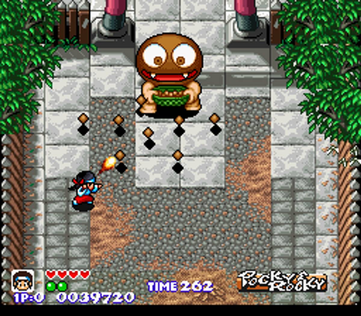 Pocky & Rocky ROM - SNES screenshot 8