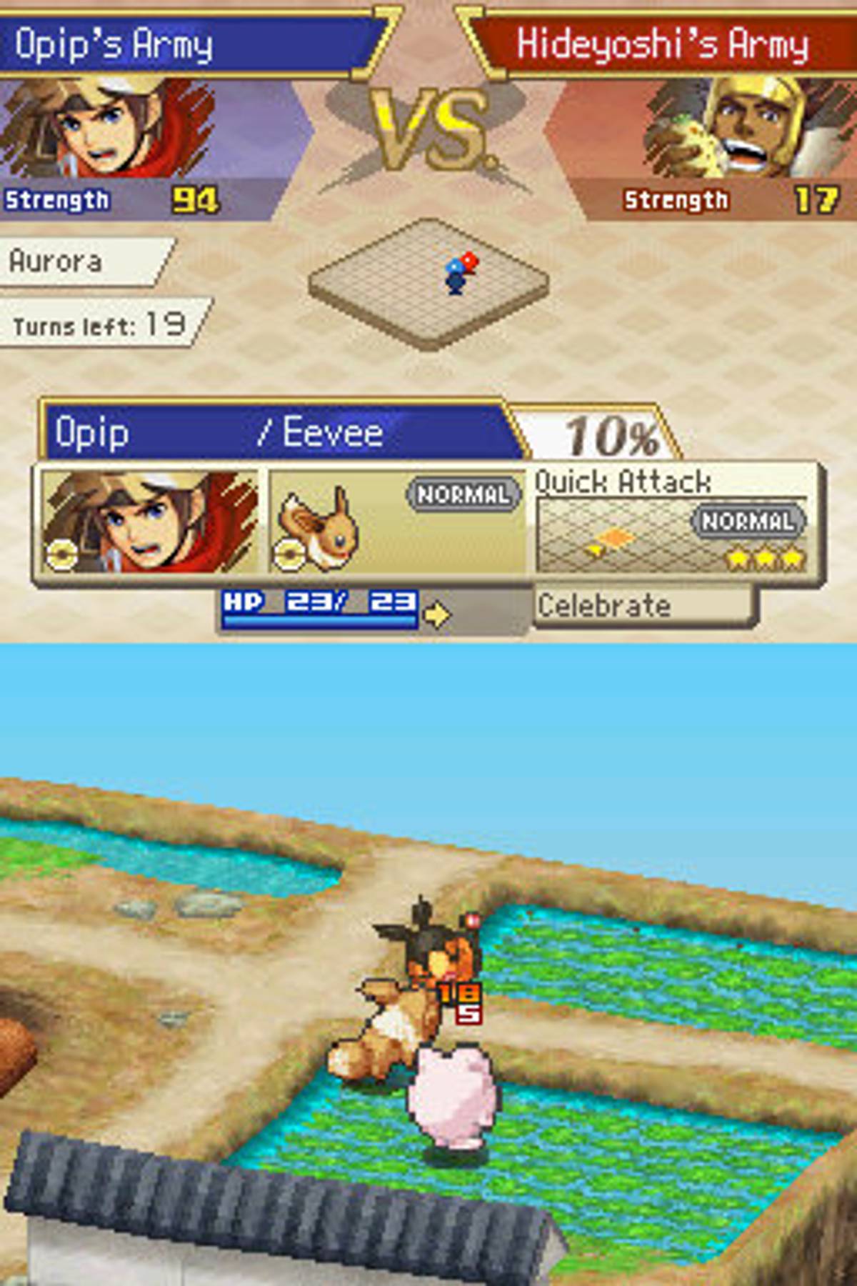 Pokémon Conquest ROM - NDS screenshot 6