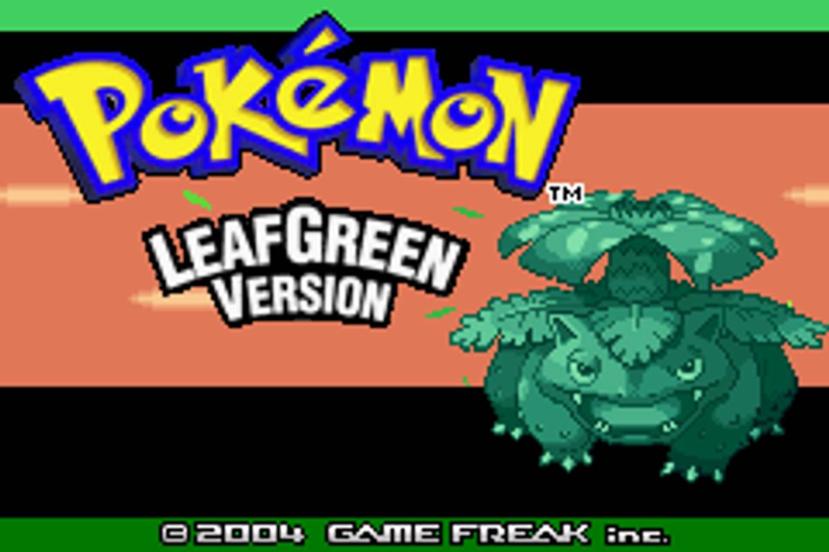 Pokémon LeafGreen Version ROM - GBA screenshot 1