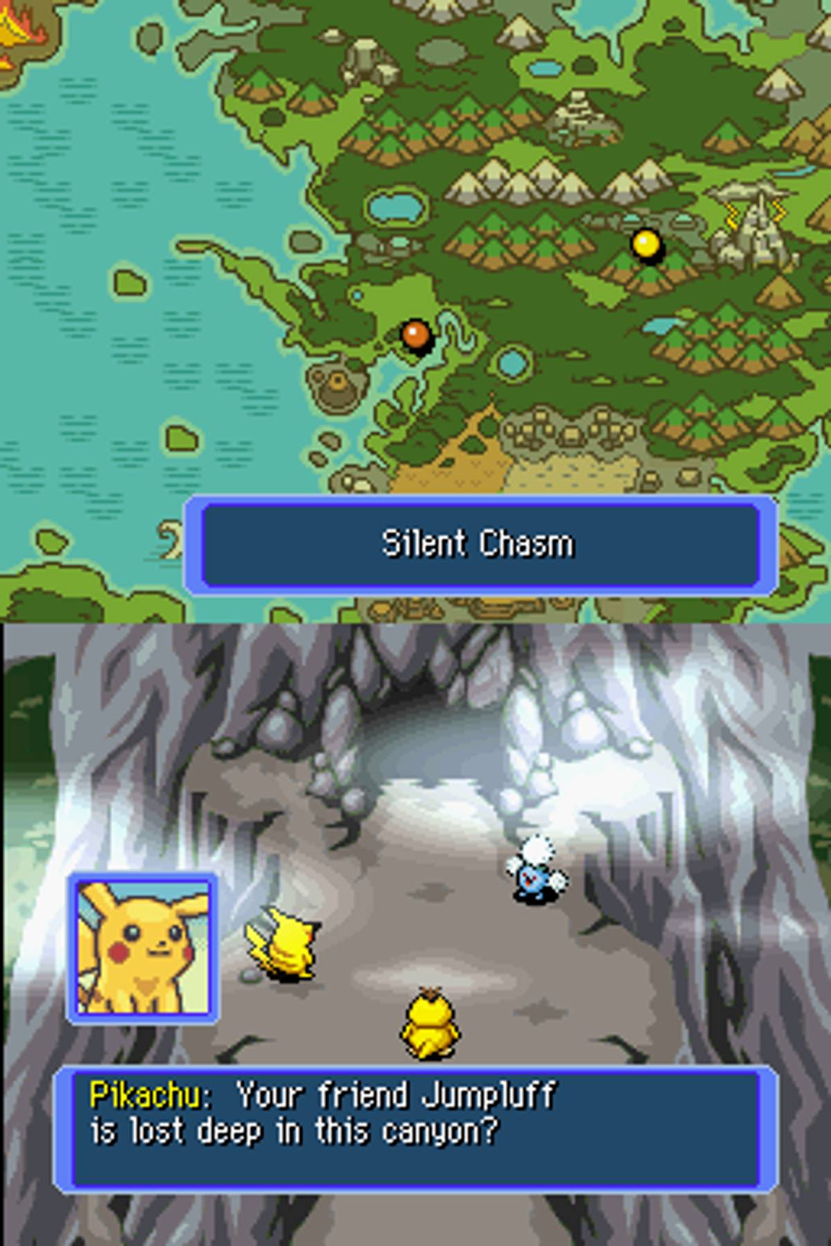 Pokémon Mystery Dungeon: Blue Rescue Team ROM - NDS screenshot 10
