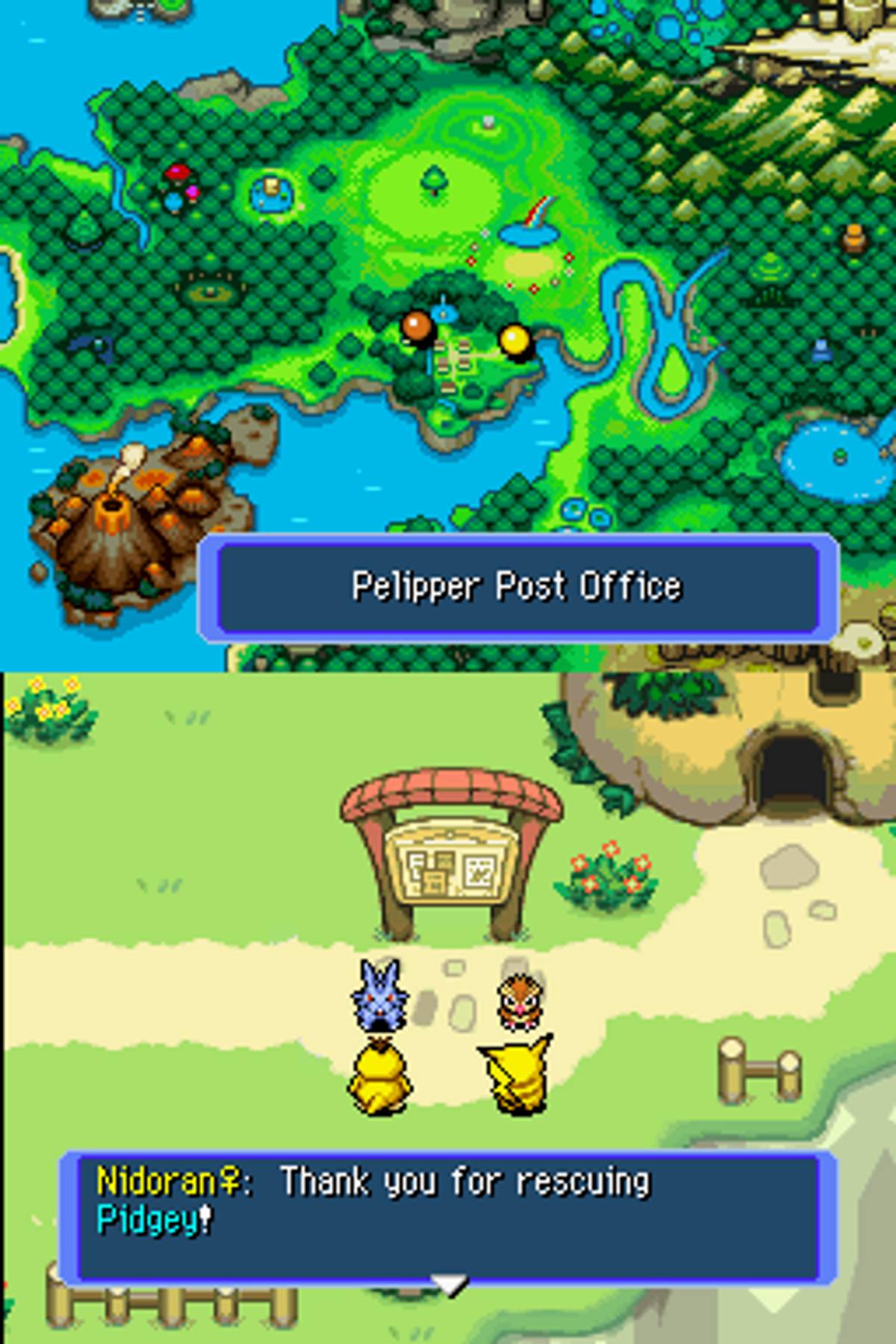 Pokémon Mystery Dungeon: Blue Rescue Team ROM - NDS screenshot 5