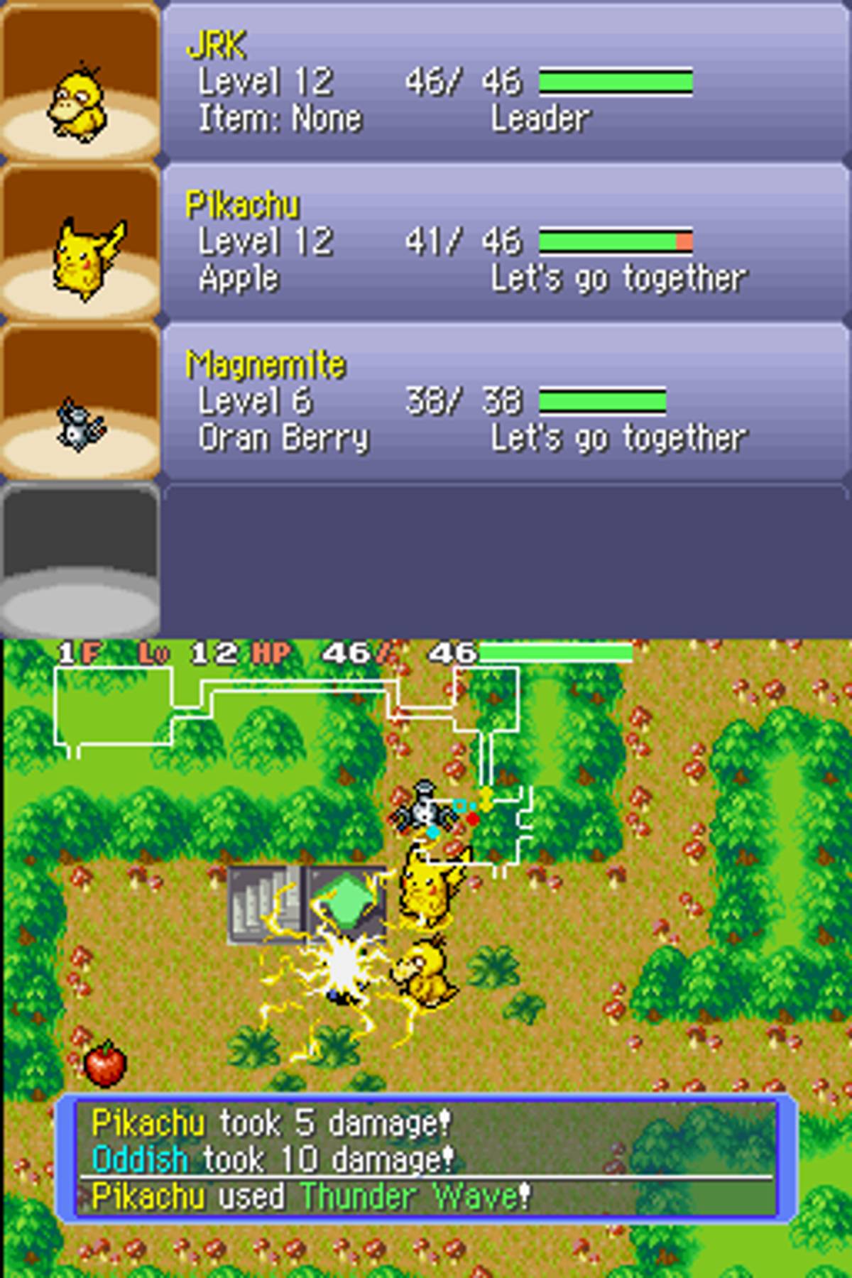 Pokémon Mystery Dungeon: Blue Rescue Team ROM - NDS screenshot 7