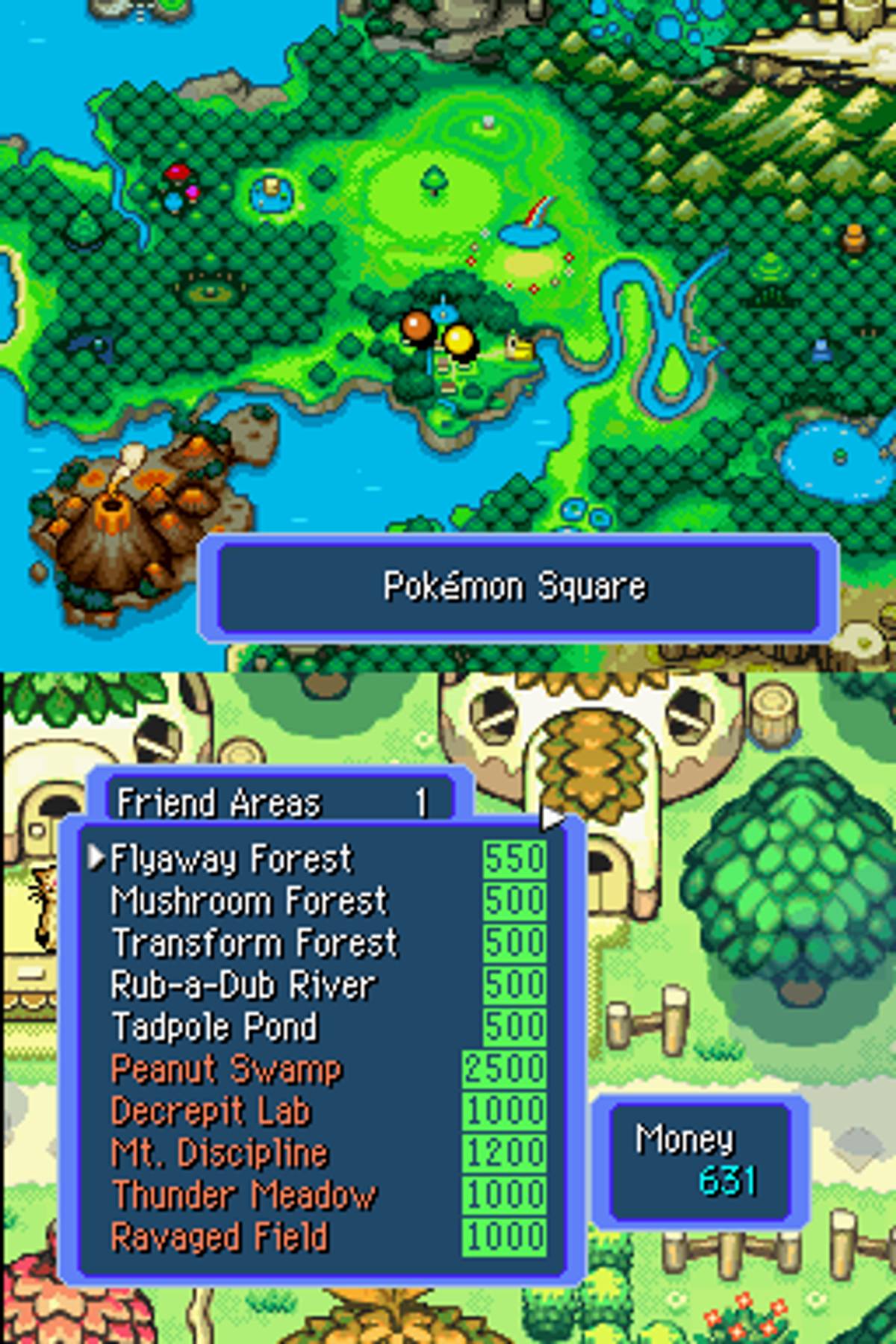 Pokémon Mystery Dungeon: Blue Rescue Team ROM - NDS screenshot 9