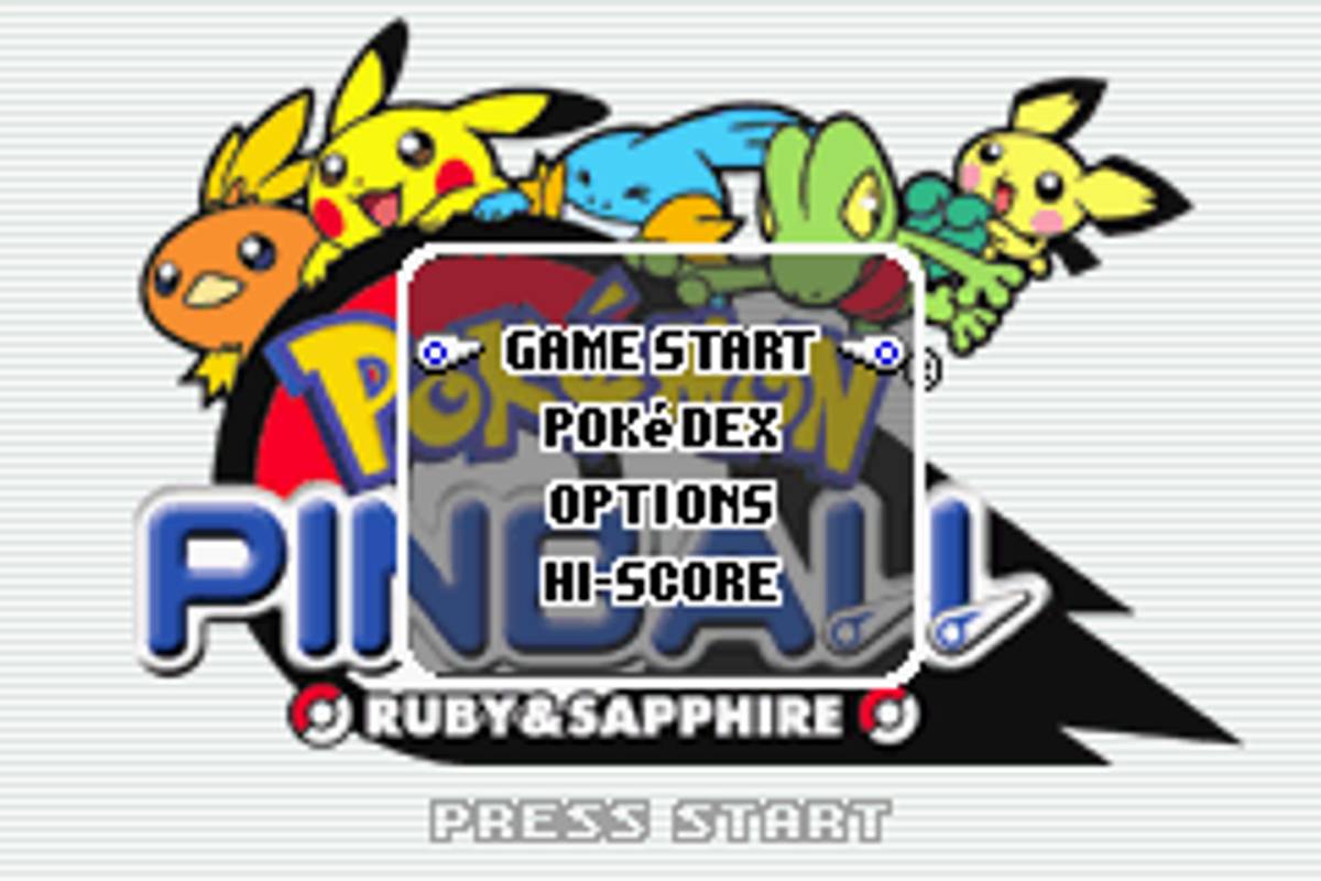 Pokémon Pinball: Ruby & Sapphire ROM - GBA screenshot 2