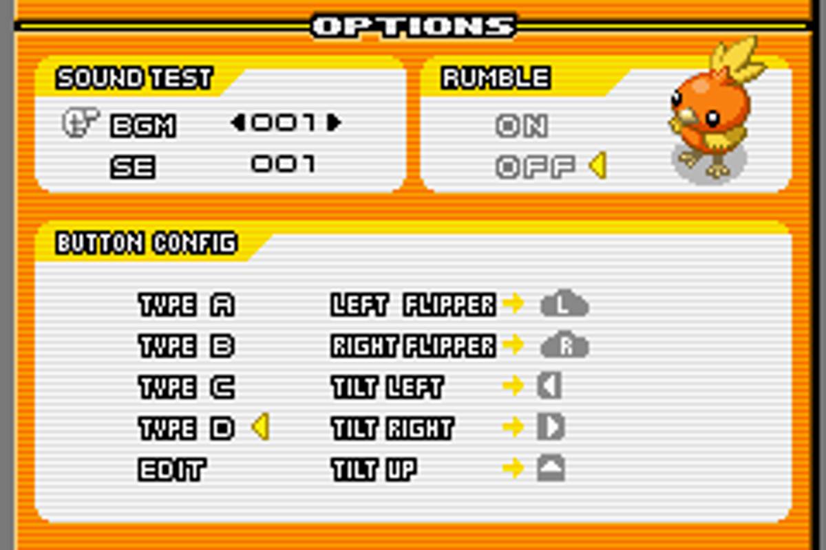 Pokémon Pinball: Ruby & Sapphire ROM - GBA screenshot 3
