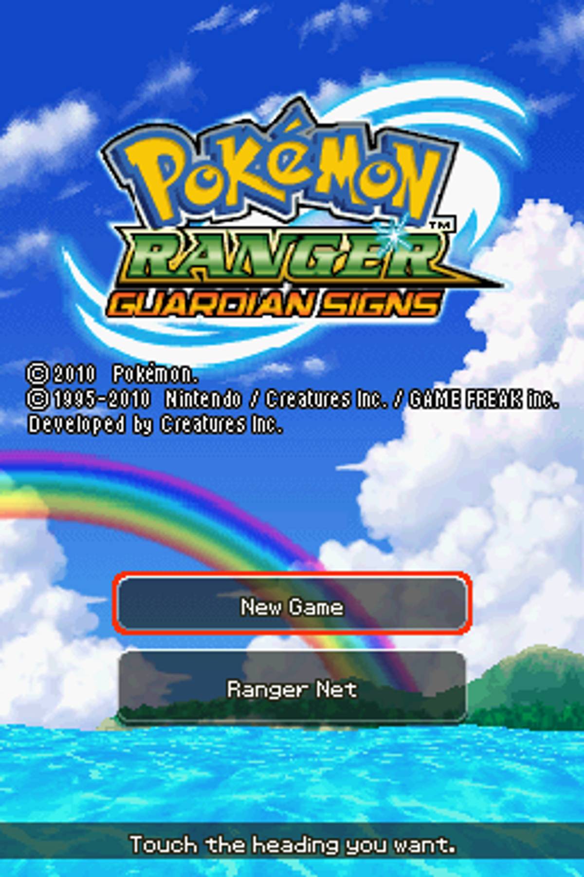 Pokémon Ranger: Guardian Signs ROM - NDS screenshot 4