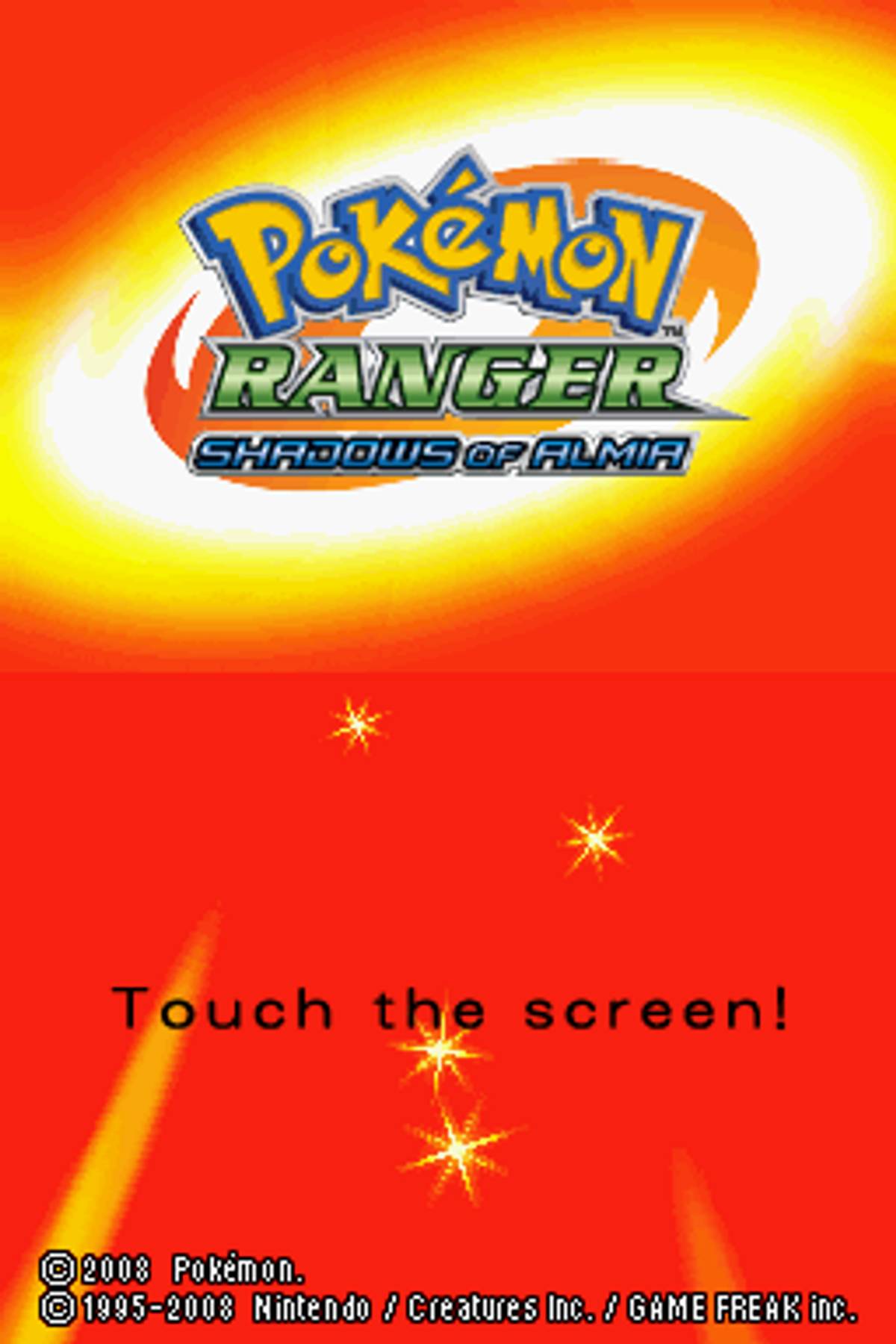 Pokémon Ranger: Shadows of Almia ROM - NDS screenshot 1