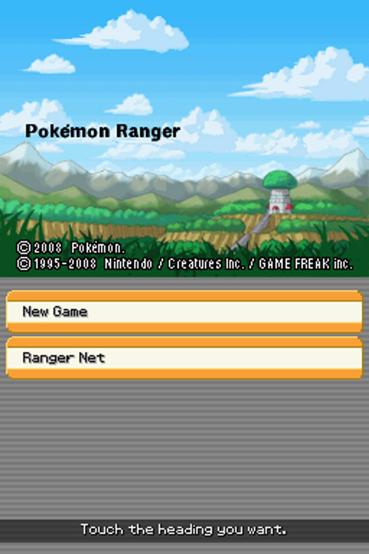 Pokémon Ranger: Shadows of Almia ROM - NDS screenshot 2