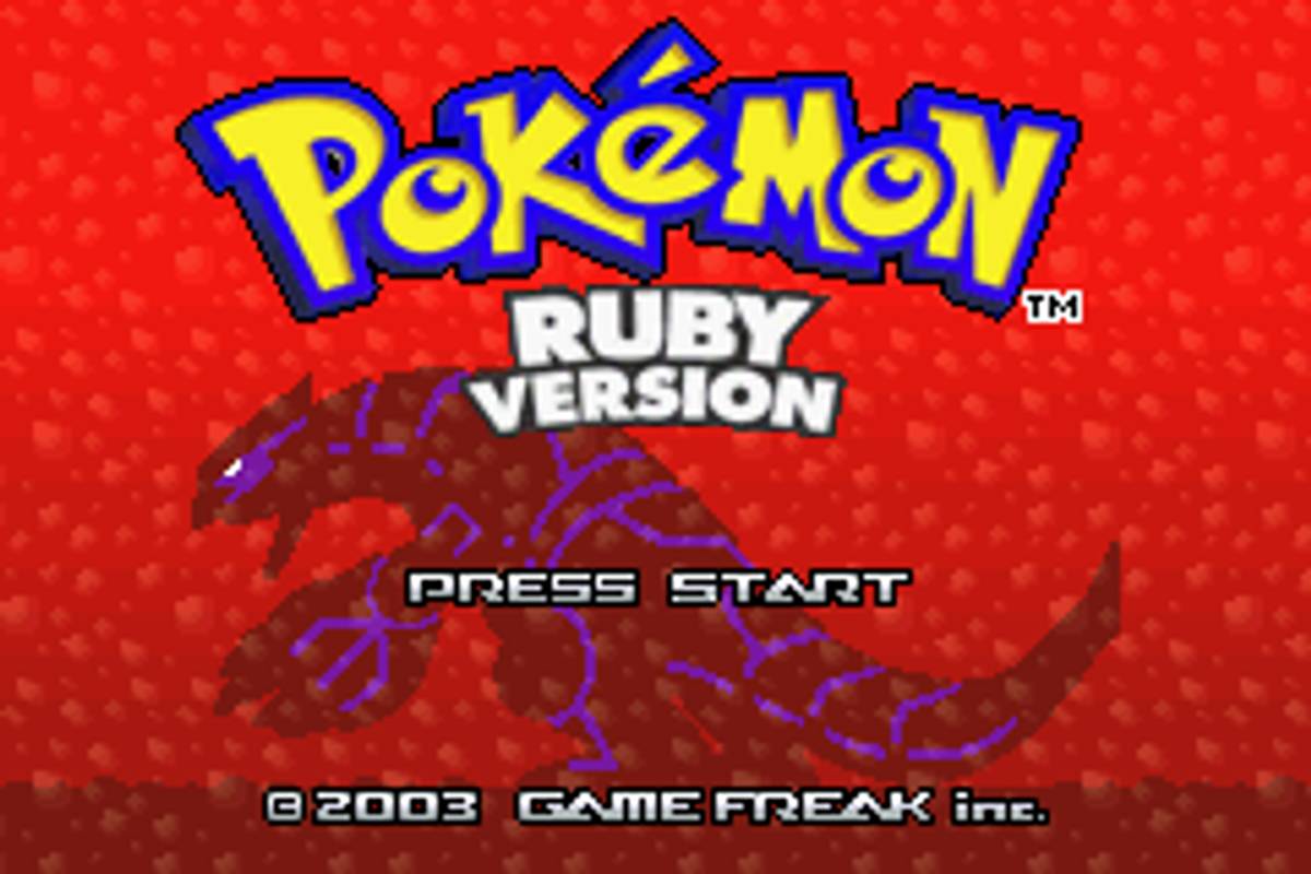Pokémon Ruby Version ROM - GBA screenshot 1