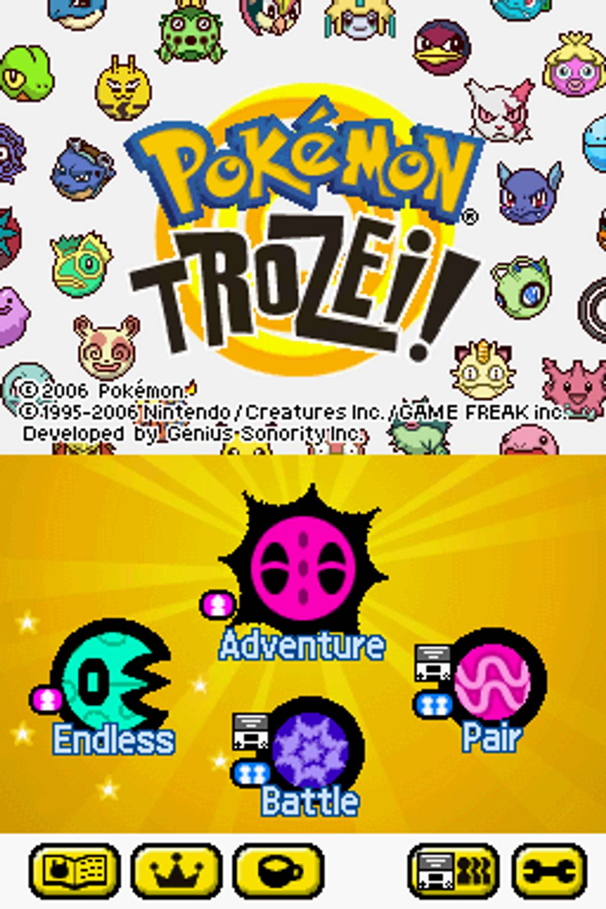 Pokémon Trozei! ROM - NDS screenshot 1