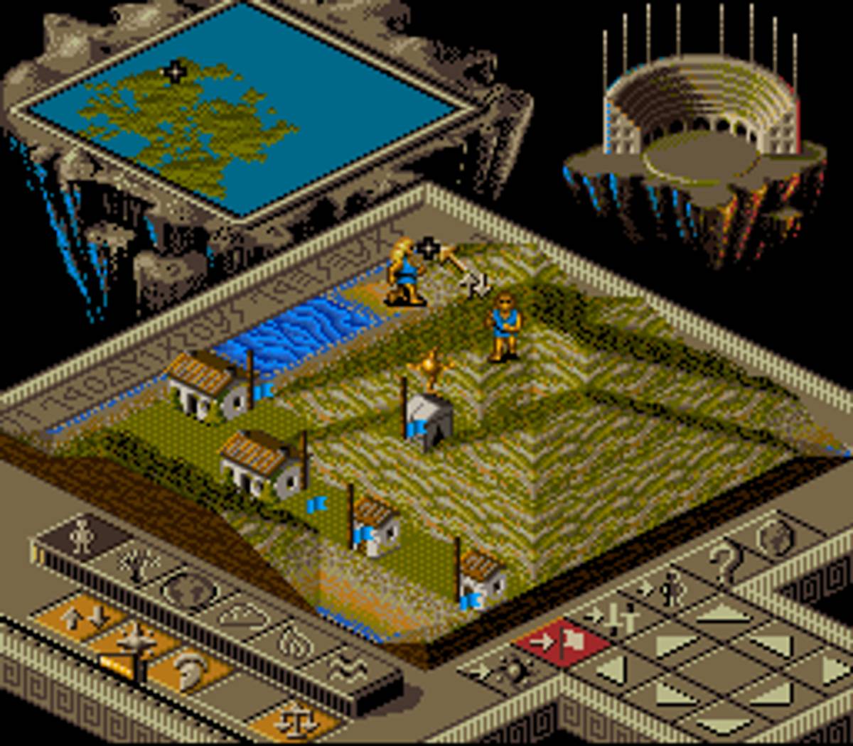 Populous II: Trials of the Olympian Gods ROM - SNES screenshot 3