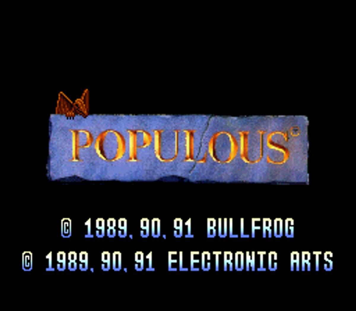 Populous ROM - SNES screenshot 1