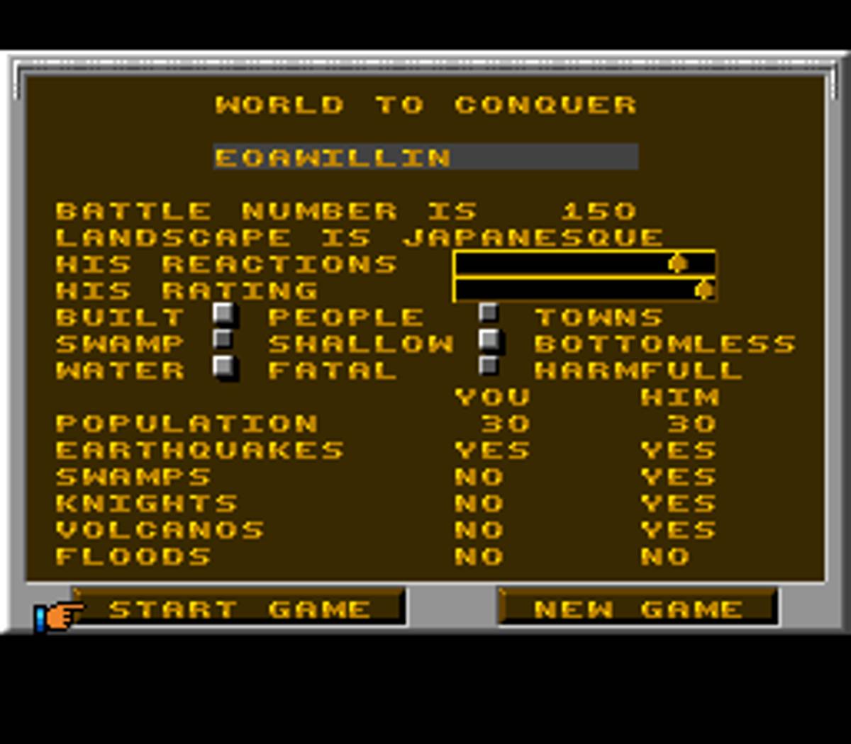 Populous ROM - SNES screenshot 8