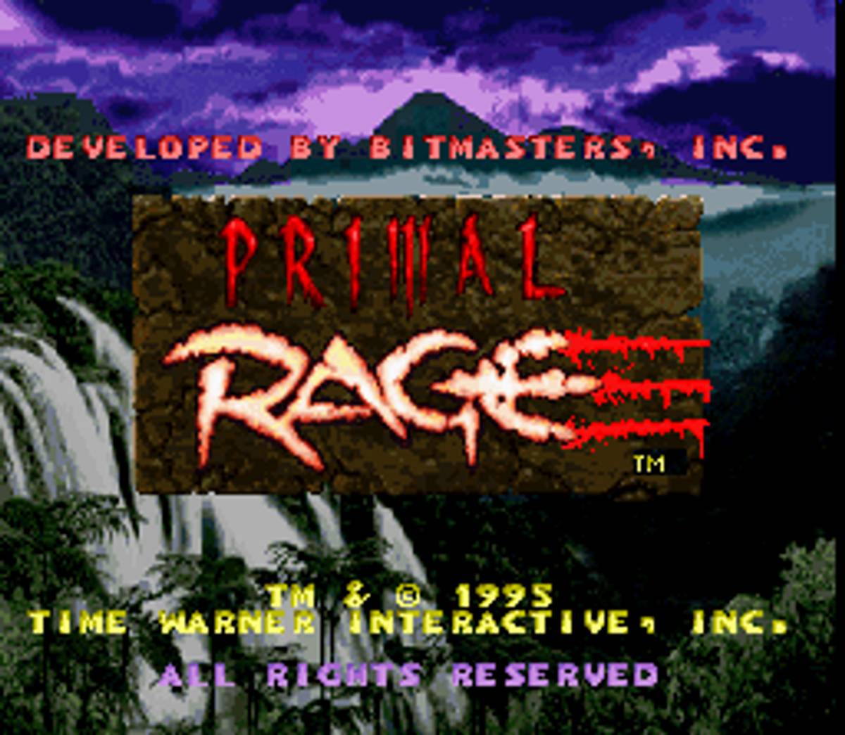 Primal Rage ROM - SNES screenshot 1