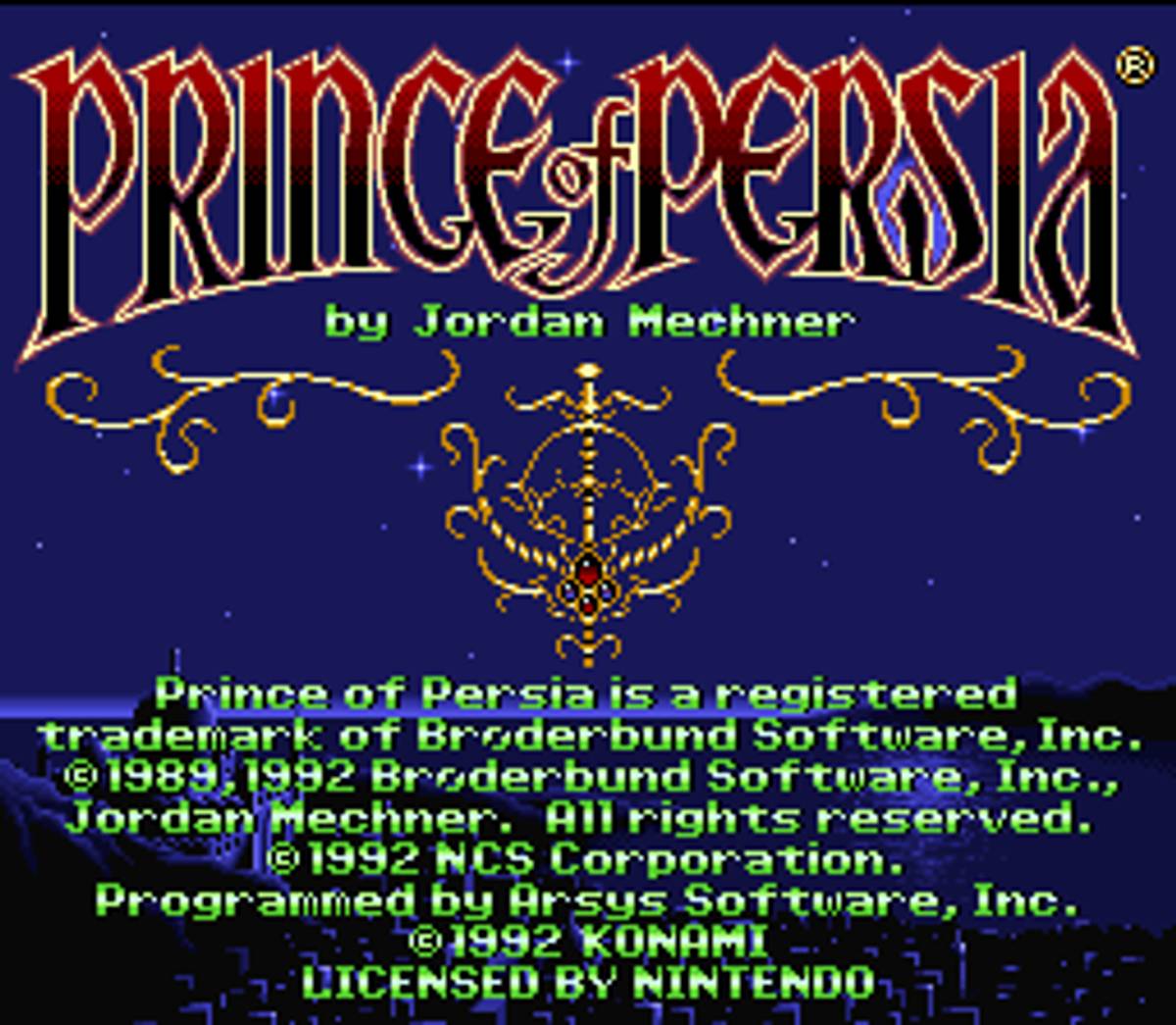Prince of Persia ROM - SNES screenshot 1