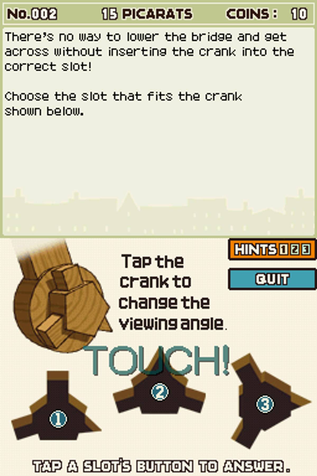 Professor Layton and the Curious Village ROM - NDS screenshot 10