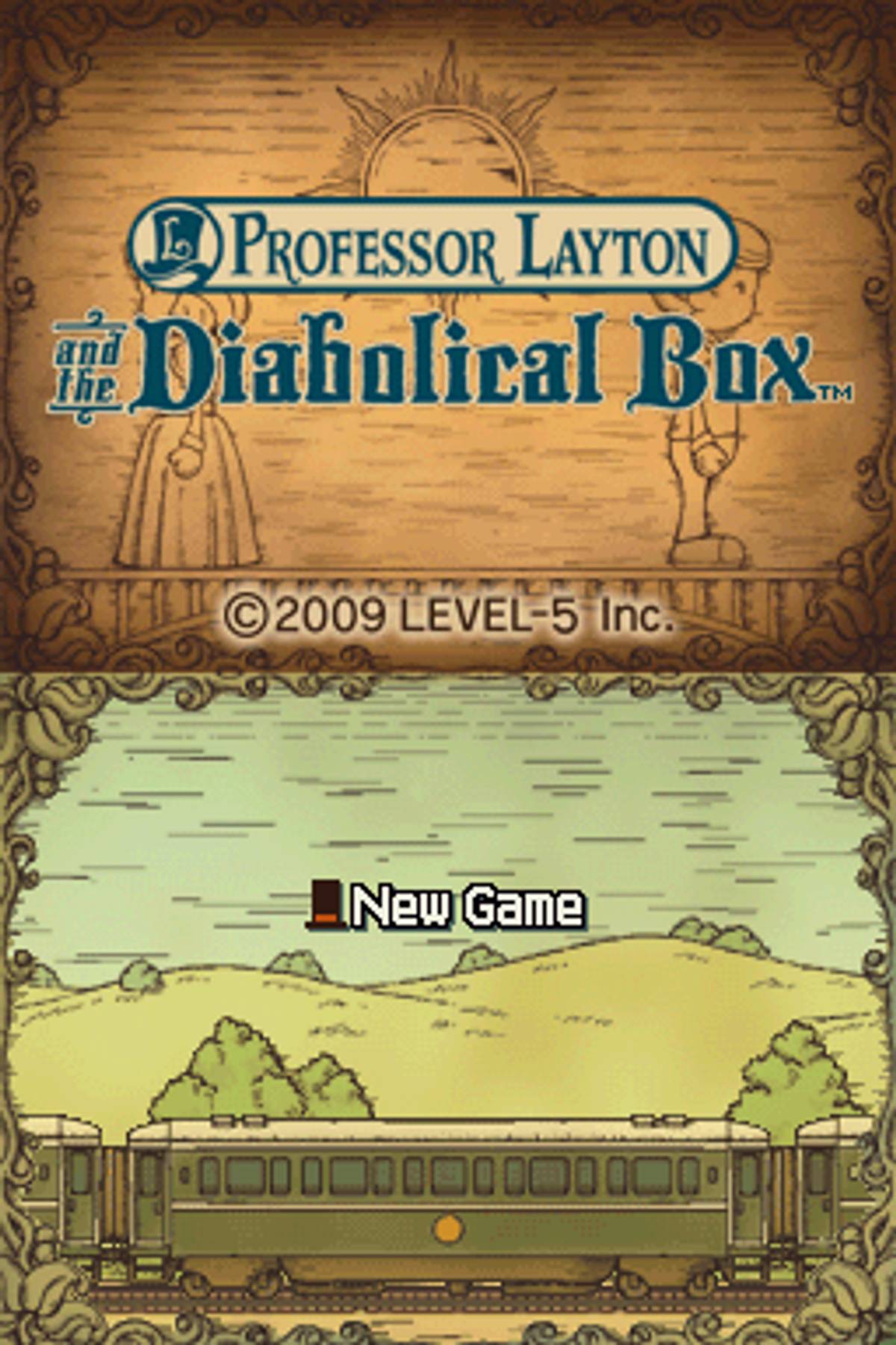 Professor Layton and the Diabolical Box ROM - NDS screenshot 1