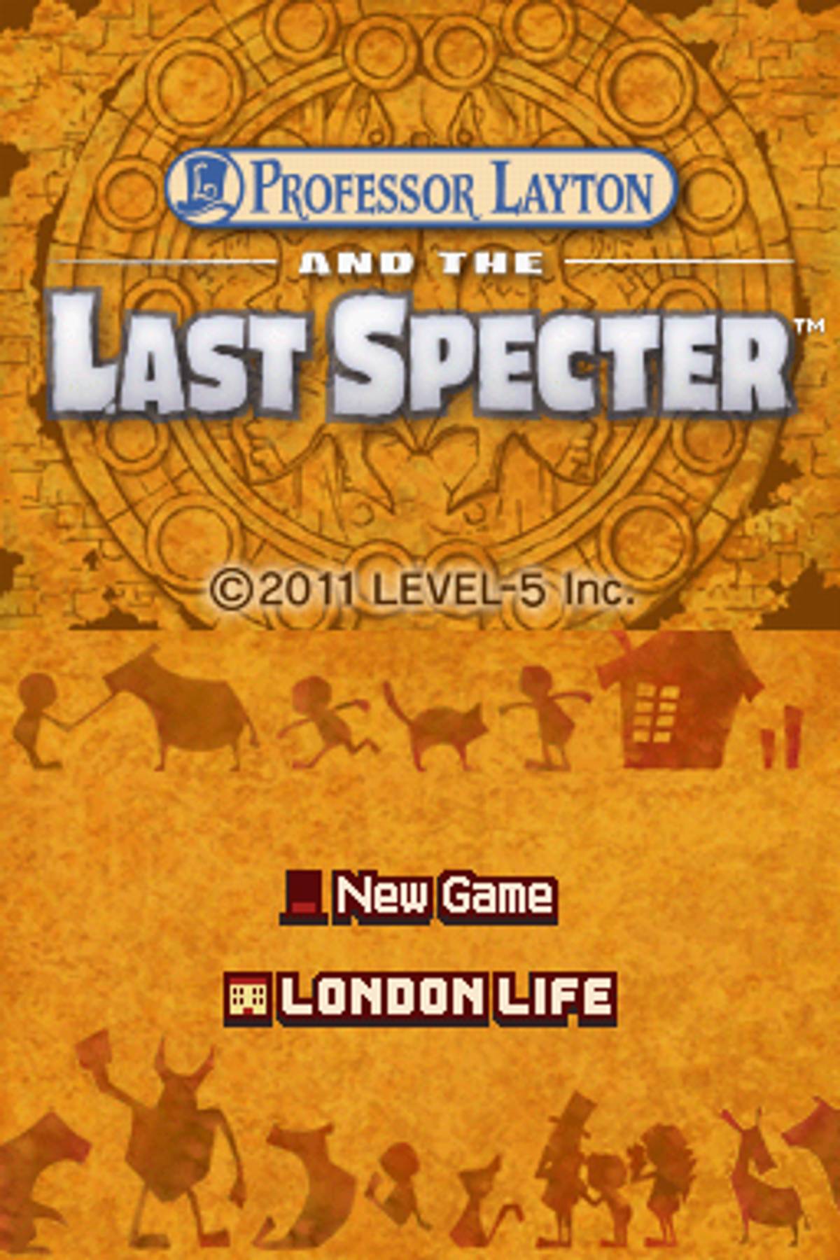 Professor Layton and the Last Specter ROM - NDS screenshot 1