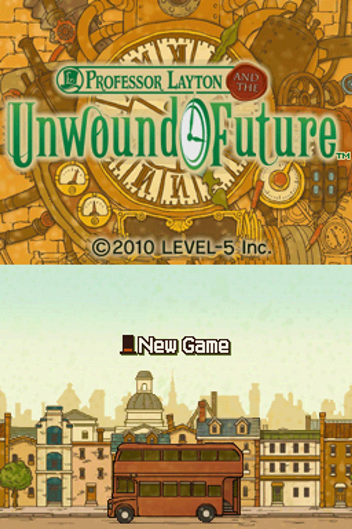Professor Layton and the Unwound Future ROM - NDS screenshot 1