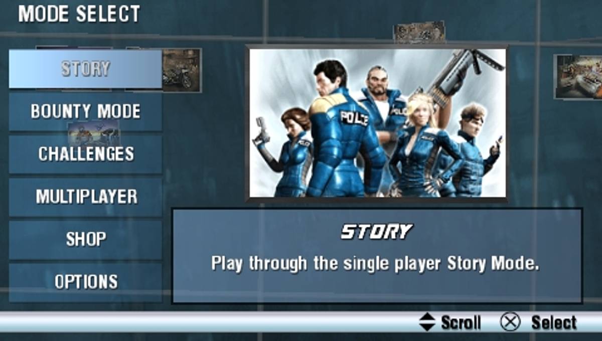 Pursuit Force: Extreme Justice ISO - PSP screenshot 2