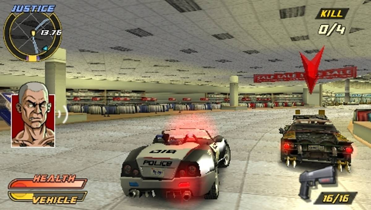 Pursuit Force: Extreme Justice ISO - PSP screenshot 7