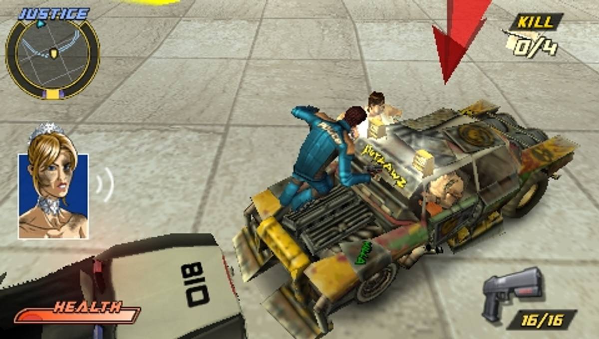 Pursuit Force: Extreme Justice ISO - PSP screenshot 8