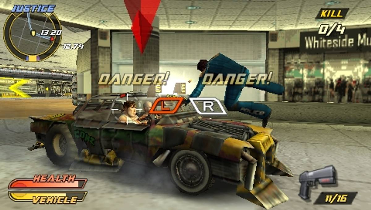 Pursuit Force: Extreme Justice ISO - PSP screenshot 9