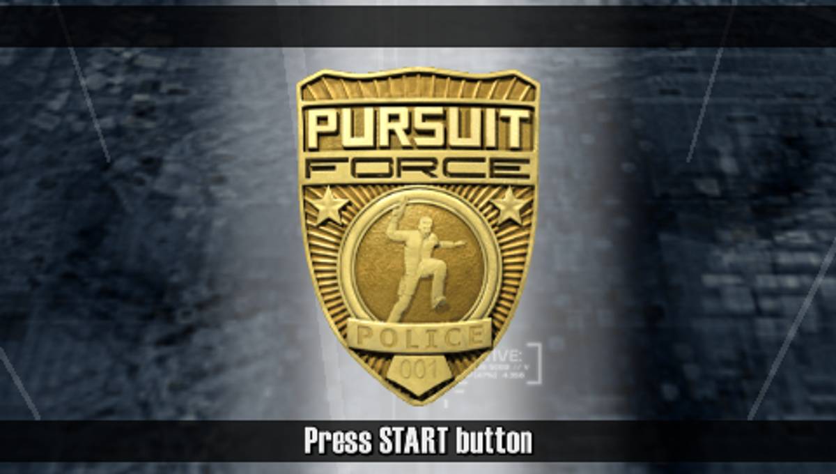 Pursuit Force ISO - PSP screenshot 1