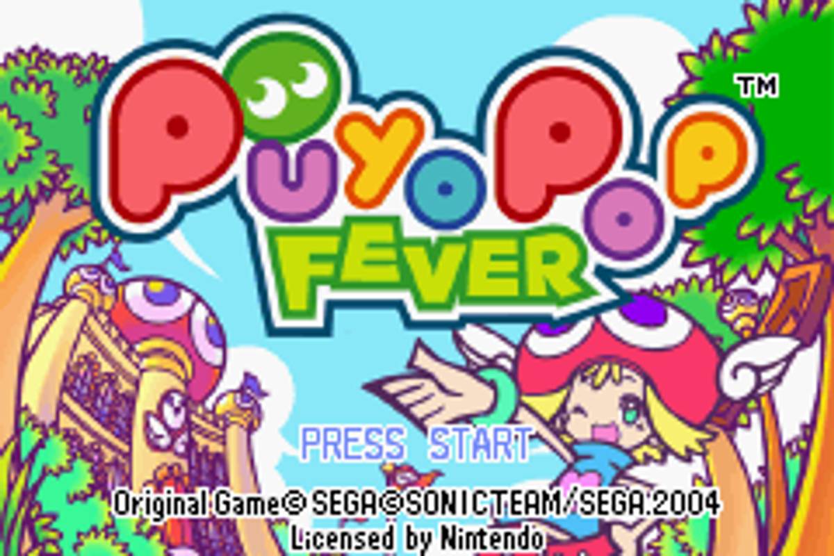 Puyo Pop Fever ROM - GBA screenshot 1