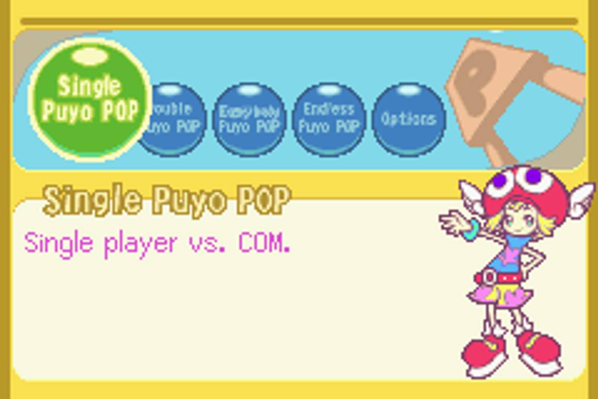 Puyo Pop Fever ROM - GBA screenshot 2
