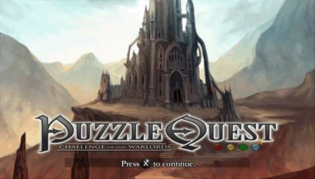Puzzle Quest: Challenge of the Warlords ISO - PSP screenshot 1